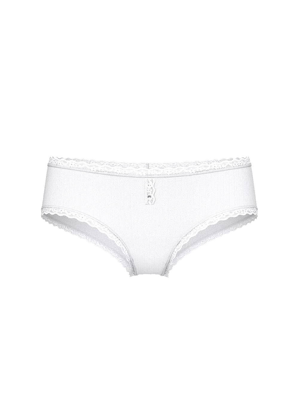 STRETCH COTTON ХИПХАГГЕРЫ С КРУЖЕВНОЙ ТЕСЬМОЙ