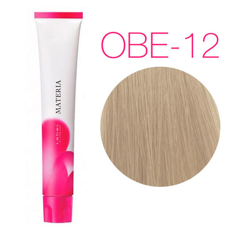 Lebel Materia 3D OBe-12 (супер блондин оранжево-бежевый) - Перманентная низкоаммичная краска для волос