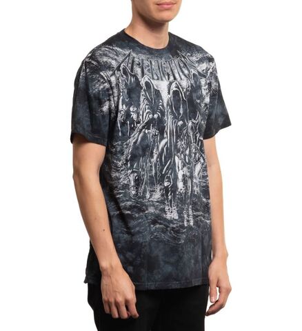 Affliction | Футболка мужская Black Night Tee Doom A27236 справа