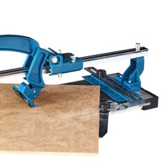 46-0-690 Плиткорез монорельсовый, 900 х 16 мм, ролик 22 х 10,5 х 2 мм, каретка 6 подшипников (РемоКолор)