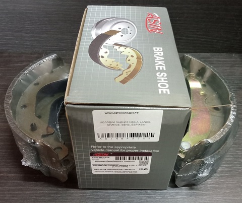 КОЛОДКИ ЗАДНИЕ NEXIA, LANOS, CHANCE, SENS, ESP ASIN
