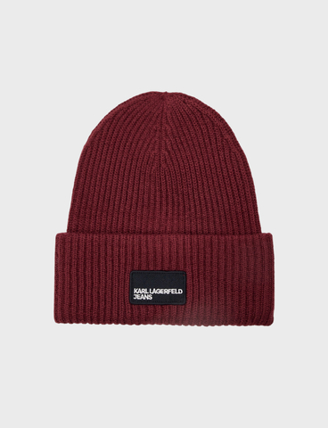 Шапка KARL LAGERFELD JEANS Patch Long Beanie