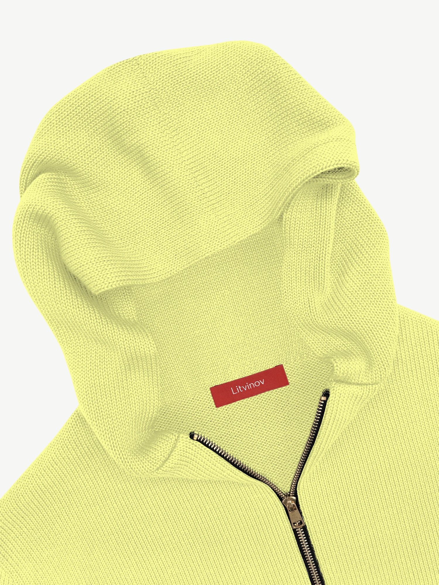 Толстовка на замке из экохлопка