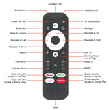 Пульт Bluetooth для смарт-приставок Mecool V22 c микрофоном.
