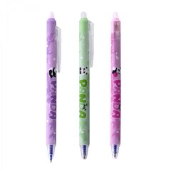 
          Ручка гелевая пиши-стирай, автоматическая Alingar "Панды", 0,5мм, синяя, игольчатый наконечник, круглый цветной пластиковый корпус, пласт. уп.