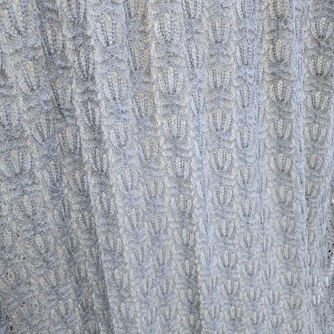 Плед Амариллис Rene Real серый туман 110x170 см