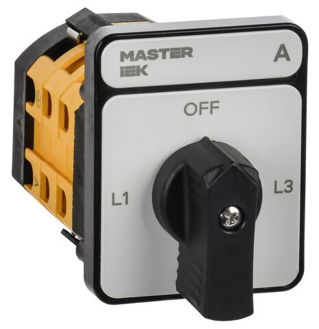 Перекл. кулачк. станд. черн. рук. 10А сх. 98 MASTER IEK
