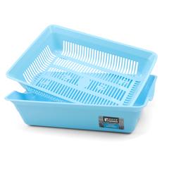 Triol туалет для кошек высокий с цветной сеткой 