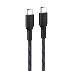 Кабель Belkin Boost Charge Pro 240W USB-C to USB-C Braided PCR Cable, 2м, черный