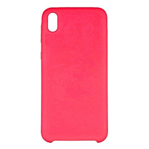 Силиконовый чехол Silicone Cover для Samsung Galaxy А01 Core (Гранатовый)