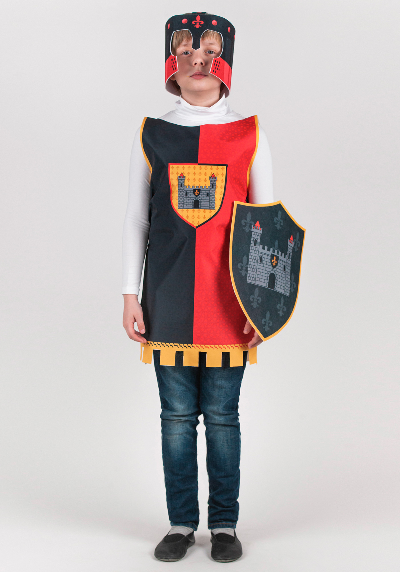 Карнавальный костюм рыцаря детский для мальчика