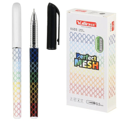 
          Ручка гелевая, Yulin, чёрные чернила, серия "Perfect mesh", 2 цвета корпуса, 12 шт