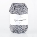 Пряжа Infinity Big Alpaca Wool 1053 темно-серый