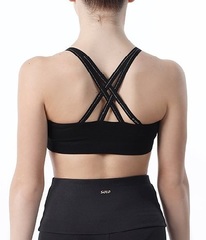 RG451.1-3 Топ-лиф с черными перекрёстными бретелями