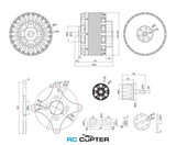 T-Motor AT1030 110CC KV90
