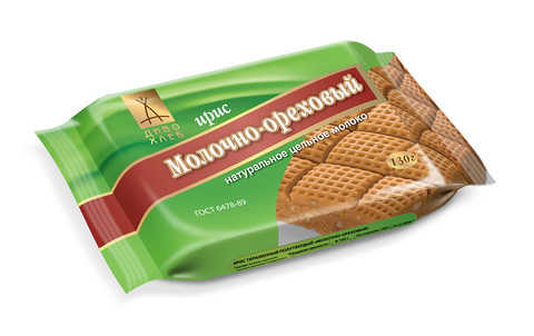 Диво-хлеб ирис молочно-ореховый 130 г