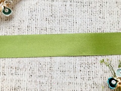 Лента атласная, ш. 2,5 см, 108 (17) оливка