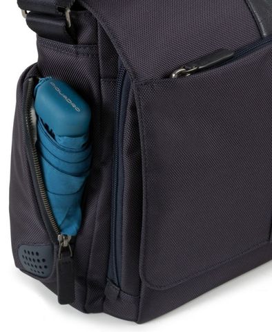 Сумка Piquadro Brief, чёрный, кожа натуральная/ткань (CA1592BR/N)