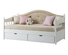 Кровать тахта Айно №6 с мягкой спинкой