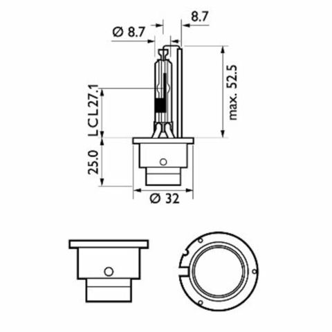 Лампа ксеноновая D2R PHILIPS Vision 1 шт. 85126VIC1