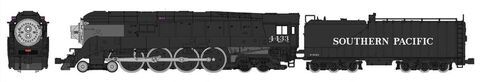 Паровоз Kato N 4-8-4 GS-4 Southern Pacific Postwar Black #4445