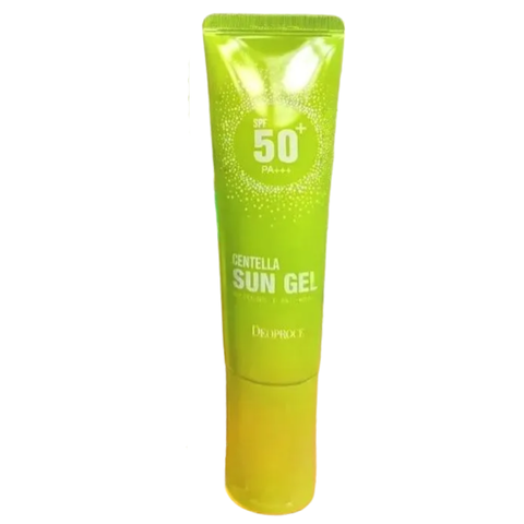 Гель для лица солнцезащитный с центеллой Deoproce Centella Sun Gel SPF 50+ PA+++, 50 мл