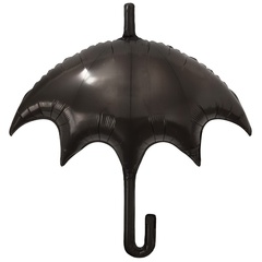 К Фигура, Зонт мрачный, Черный, 33''/84 см, 1 шт.