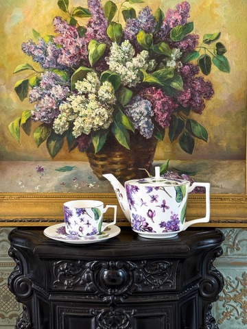 Чайник заварочный First Lady Сирень Победы