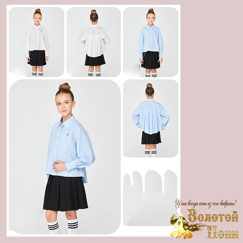 Блуза хлопок д (7-11) 250528-Q1260S