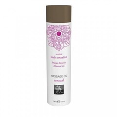 Массажное масло sensual - Индийская Роза и Масло миндаля от Shiatsu 100 мл.