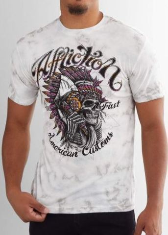 Affliction | Футболка мужская American Customs Highway Ritual T-Shirt A23136 перед