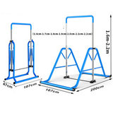 Турник для подростков DFC GA002 складной голубой фото №3