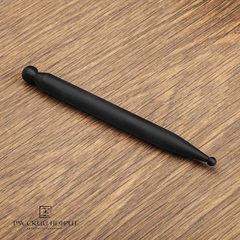 Палочка для массажа. Чёрный нефрит. 11см.