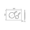 Alcaplast AM101/1120-4:1 RU M678-0001 Сет 4в1 Инсталляция+крепл.+шумоизоляция+кнопка M678 черн.мат (301105)