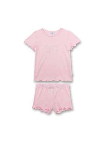 Пижама с коротким рукавом для девочки Sanetta 233072 38073