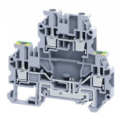 Клемма два уровня, нижний с заземлением 0,2-4 mm2/32A/1000V