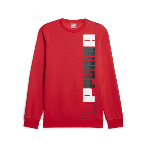 Толстовка Puma ESS+ LOGO LAB Crew FL For All Time Red