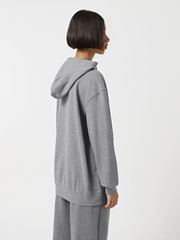 Толстовка Alpha Industries Essential Hoodie Medium Charcoal Heather (Серая)