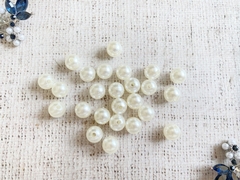 Бусины пришивные под жемчуг, d. 10 мм, кремовый