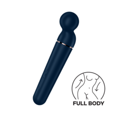 Универсальный вибромассажер Satisfyer Planet Wand-er синий