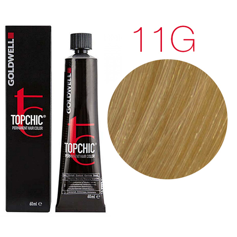 Goldwell Topchic 11G (светлый золотистый блондин) - Стойкая крем-краска