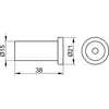 Keuco 14916 370000 Keuco (Plan) Крючок, чёрный матовый