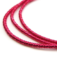 Канитель мягкая, фигурная KAN/LB, 2 мм, матовый, рубиново-красный