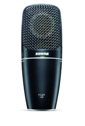 SHURE PG27USB кардиоидный конденсаторный USB микрофон c большой диафрагмой, аттенюатор -20дБ, подключение к ПК по USB