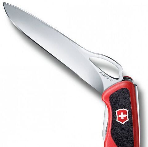 Нож складной Victorinox RangerGrip 53, 130 mm, 5 функций, Red &Black (0.9623.C)