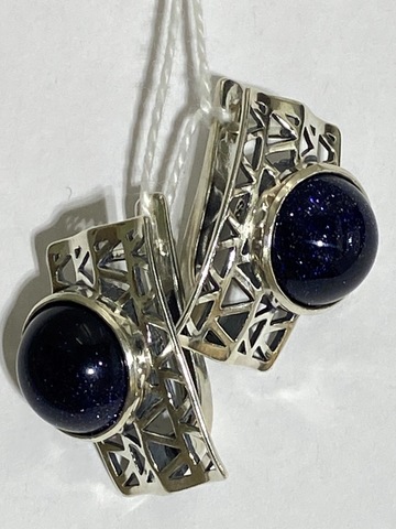 Перуджа (серьги из серебра)