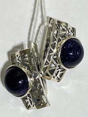 Перуджа (серьги из серебра)