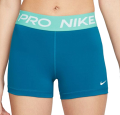 Женские теннисные шорты Nike Pro 365 Short 3in - marina/washed teal/white