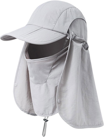 Картинка кепка Skully Wear YFM-209 light gray - 1