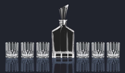 Набор 7 предметов Whisky Set 7, артикул 90025. Серия Aspen